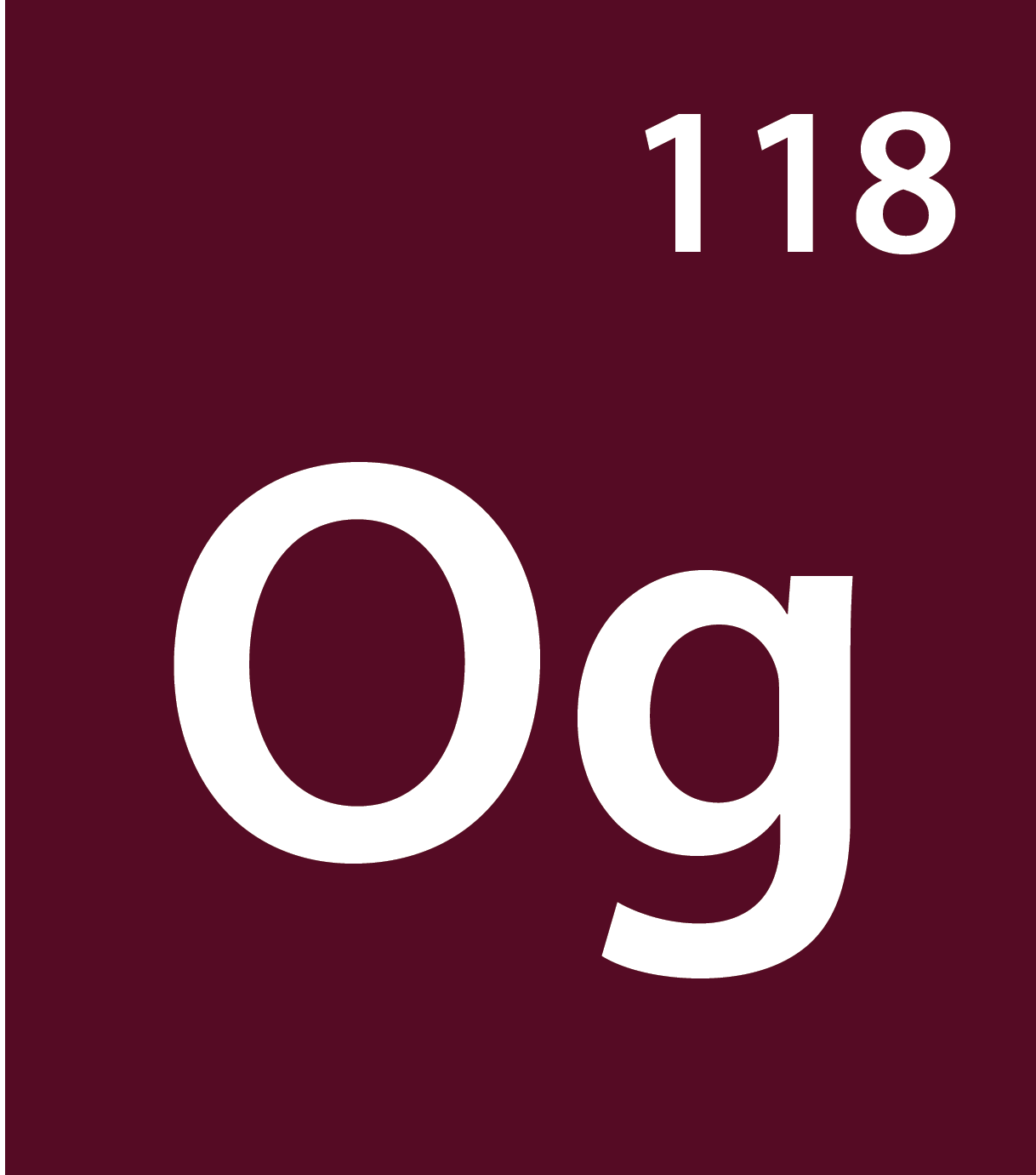 Oganesson (Og) Isotopes