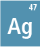 Silver isotopes: Ag-107, Ag-109