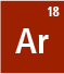 Argon isotopes: Ar-36, Ar-38, Ar-40