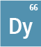 Dysprosium isotopes: Dy-156, Dy-158, Dy-160, Dy-161, Dy-162, Dy-163, Dy-164