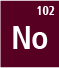 Nobelium isotopes: No-253, No-254, No-255, No-256, No-257, No-258