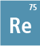 Rhenium isotopes: Re-185, Re-187