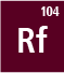 Rutherfordium isotopes: Rf-255, Rf-256, Rf-257, Rf-258, Rf-259, Rf-260, Rf-261, Rf-262, Rf-263