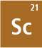 Scandium isotope: Sc-45